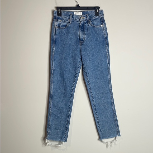 SLVRLAKE | Women’s High Rise Straight Leg Raw Hem Jeans Size 25 - Picture 1 of 8